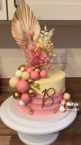 18th Birthday Cake Decorating Inspiration