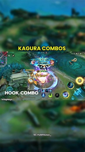 KAGURA COMBOS.. #mobalegends5v5 #moba5v5pippin #moba5v5english #kagura #shorts #viral