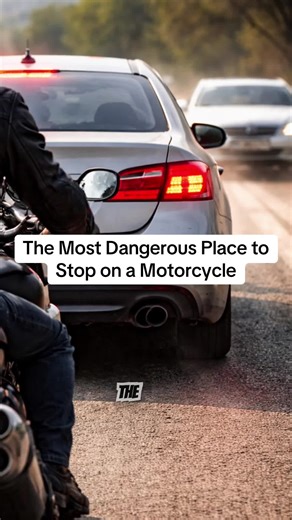 The Most Dangerous Place to Stop on a Motorcycle motorcycle safety at stoplights, where to position at a red light motorcycle, rider safety tips traffic, motorcycle rear end accidents, defensive riding techniques, how to stop safely on a motorcycle, biker safety habits, lane positioning motorcycle, rider vs driver safety, motorcycle accident prevention #motorcyclesafety #ridesafe #bikersafety #ridesmart #twowheels