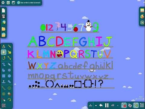 Letters on a Rack | Creative Algodoo Animation