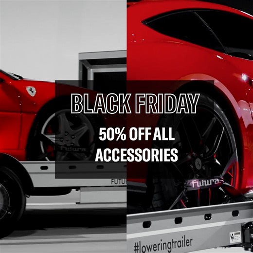 Futura Trailers' Black Friday offer is now on! Get 50% off accessories with every new trailer for a limited time only 🔥 Terms and conditions apply. Visit our website to find out more 🔗 | Futura Trailers