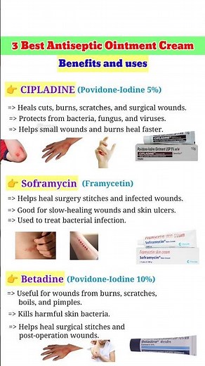 Top 3 Antiseptic Ointments & Cream | Uses & Benefits Explained