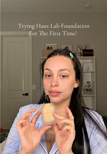 Trying Haus Labs Foundation for the First Time