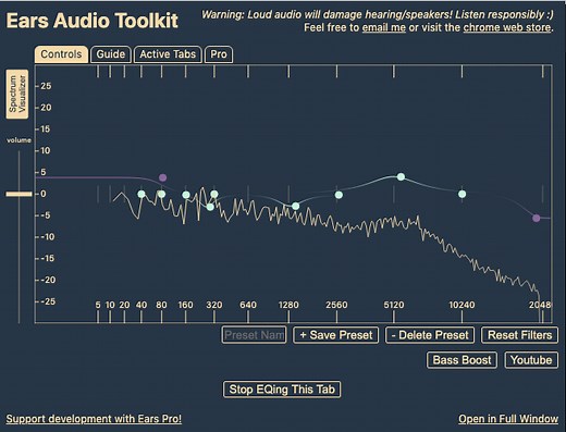 Fun Finds: Ears EQ Chrome Extension — Boom Box Post