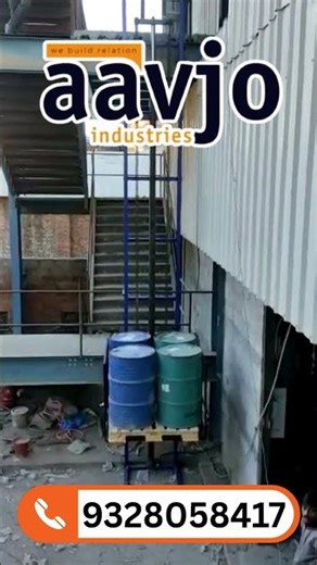 Hydraulic Drum Goods Lift for Chemical & Industrial Use | Heavy Duty Drum Lifting Goods Lift