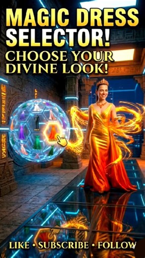 This AI Magic Dress Change is Unreal! ✨👑 #AIFashion #Shorts#fashionmagic