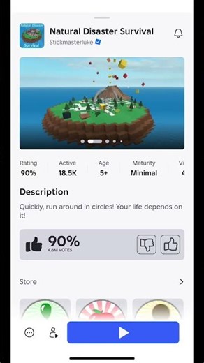 CAN YOU SURVIVE? 🌋 Natural Disaster Survival is CHAOTIC! 😱🔥#roblox