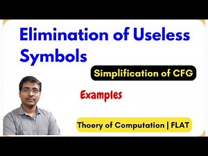 3.10 Elimination of Useless Symbols in CFG | Simplification of CFG | Example | TOC | FLAT