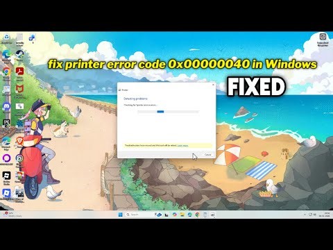 (FIXED) printer error code 0x00000040 in Windows
