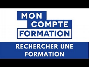 Comment rechercher une formation sur "Mon Compte Formation" ? - Tuto / Mode d'emploi de l'Appli CPF
