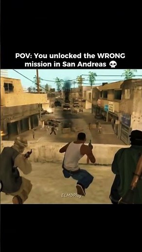 CJ Took The Wrong Turn In San Andreas 💀 #gtasanandreas #gtasa #meme
