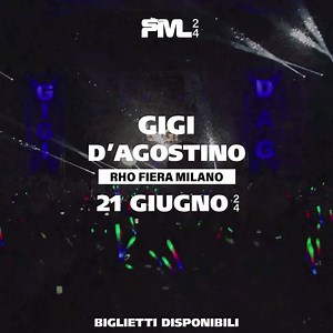 549K views · 4.8K reactions | Da L’Amour Toujours a Bla Bla Bla: venerdì 21 giugno preparati a ballare tutte le hit di GIGI DAG durante l'unica data a Milano con il Capitano! ‍✈️  GIGI D'AGOSTINO  Venerdì 21 giugno 2024  Fiera Milano Live (Rho, MILANO) ️ Acquista subito il tuo biglietto per lo show, prima del sold out!  | Vivo Concerti | Facebook