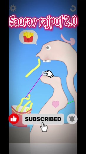 Eating simulator game 🎯🎮 || physics food ||