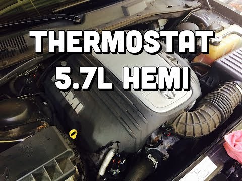 How to Replace Thermostat on a Dodge 5.7L Hemi - P0128 - Challenger Charger Magnum Ram Commander