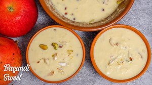 595K views · 7.6K reactions | Basundi sweet recipe is an Indian sweet made with thickened milk, flavoured with Nutmeg, Cardamom or Saffron, sweetened with sugar and garnished with dry fruits. Easy recipe to make, a yummy and delicious dessert. | Hyderabadi Ruchulu | Facebook