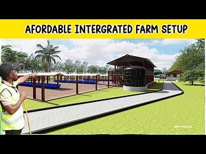 4 Acre Mixed Farm Layout | Goat, Chicken & Dairy Farm Design Plan