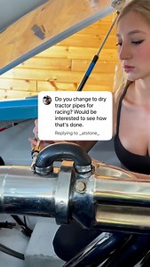 Are you team tractor pipes or mufflers? Hope this answers your question! RUFSTR is unique in how we can easily swap out the tailpipes to connect to mufflers in the transom or go straight tractor pipes through the engine hatch for racing We also can remove the cockpit “race hatch” to uncover a backseat to take people for rides (reel of that conversion in our profile too) A true do-it-all boat, we can race on Sunday and take out passengers without permanent ear damage or annoying the neighbors on 