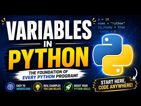 Python Variables Explained in 10 Minutes | Learn Python for Beginners (2026)