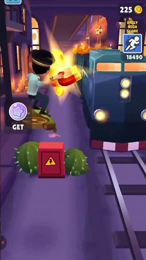 🌀 "One Slip, Game Over!"#subwaysurfers #shorts