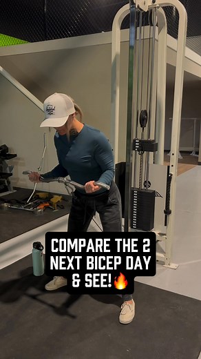 I love these for a bicep movement 💪 the deep stretch you get is phenomenal! Feel free to save this video and give it a try on your next upper body day!🔥 #gymtipsforwomen #weightlosstip #fitnessjourney #weightlossjouney | Relentless Soul Fitness