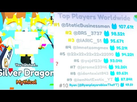 Playing OG Pet Simulator X, and tried to climb the leaderboard!