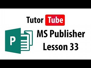 MS Publisher Tutorial - Lesson 33 - Picture Correction and Recoloring