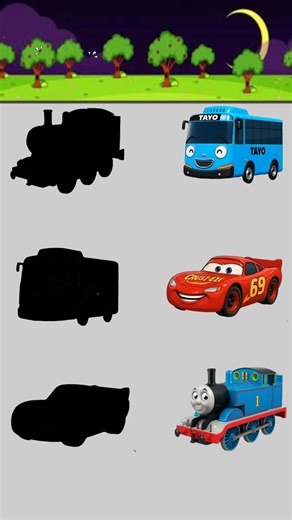 146K views · 3.7K reactions | Match the pictures of Tayo bus, Thomas train and racing cars  #cartoon #animation #truestory | Tono El | Facebook
