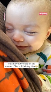 32K views · 539 reactions | This baby has a priceless smile upon waking up and realizing he's still in mom's arms. ❤️ https://gma.abc/3GSXCWz | Good Morning America | Facebook