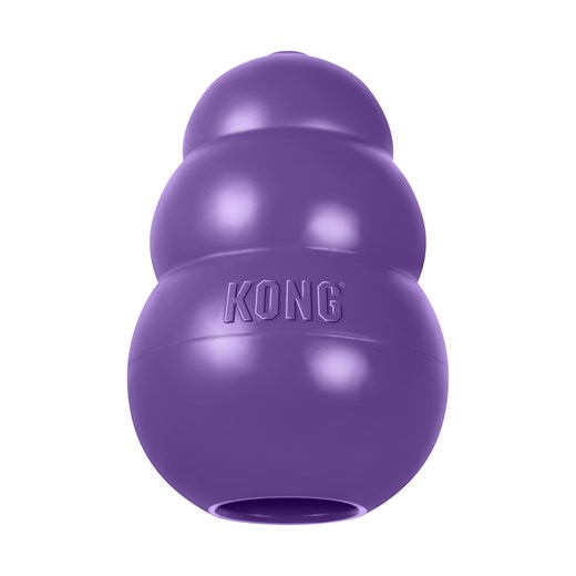 KONG® Classic Rubber Senior Dog Toy for Light Chewers, Small, for Dogs Up to 20 lbs
