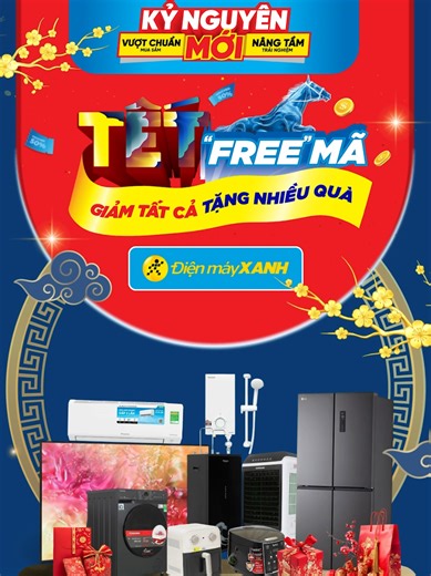Mở Lộc Xuân: Giảm Giá Sốc Hàng Điện Tử Tết