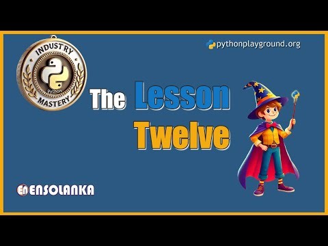 Industry Mastery Study Pack — Lesson 12: Code Example Demo | PythonPlayground.org | .club