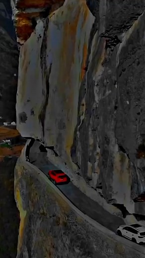 Epic Drive on a Cliffside Road: Overcoming Challenges