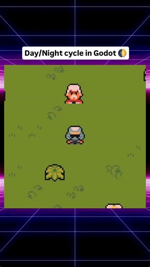 Red Fools Game Dev on Instagram: "Transform your game’s atmosphere in seconds! 🌓 This 2D Day/Night cycle is one of the easiest ways to add polish to your #Godot project. - ​Whether you’re aiming for cozy sunset vibes or a spooky midnight feel, CanvasModulate is your best friend. 🛠️ - ​🚀 Level Up Your Skills: I have full, deep-dive game development courses waiting for you at the link in my bio! 👉 Redfoolsstudio.com/game-development - ​🎵 Music: Loading Screen by Purple Cat - #godotengine #gam