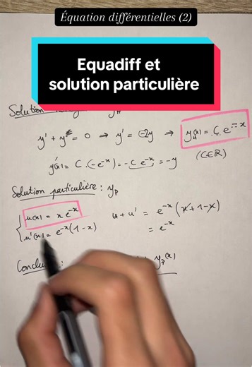 Solution Particulière pour Équations Différentielles