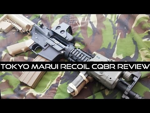 Amazing Quality (Tokyo Marui Airsoft M4 CQBR Recoil Shock AEG Review)