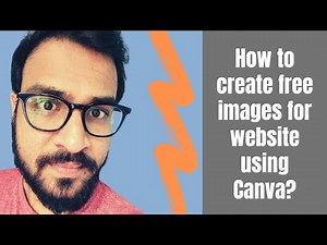 How to create a free images for website using Canva?
