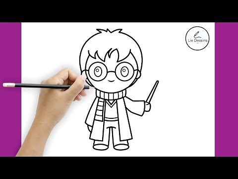 Comment dessiner Harry Potter kawaii facilement: Tutoriel étape par étape