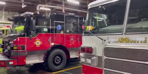 Marquette City Fire Department receives new truck
