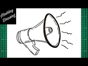 How to Draw a Megaphone