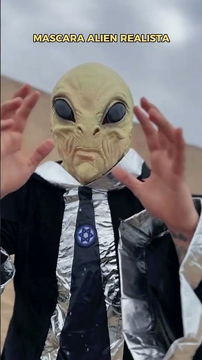 Mascara Alien Realista - Latex Halloween