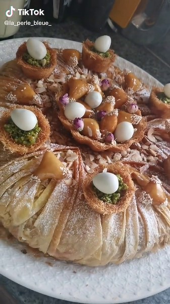 Traditional Moroccan Pastry Bstila: A Culinary Showcase