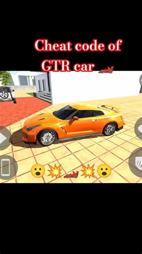 Cheat code of GTR car 🏎️#indianbikedriving3d #gaming #subscribe #games