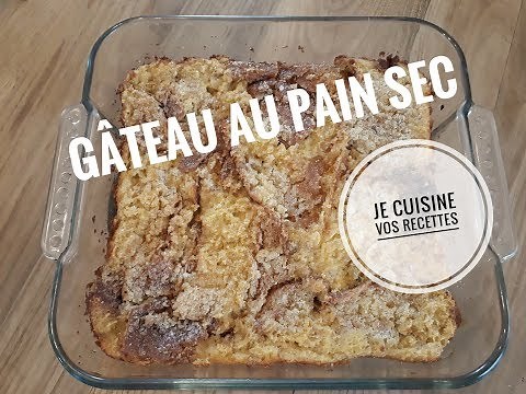 GÂTEAU AU PAIN SEC #JE CUISINE VOS RECETTES 👍