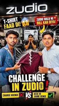 ZUDIO MEIN T-SHIRT FAAD DI 😱🔥 | BILLING COUNTER PR HUGE REACTION | @ARIFYT008 #zudio