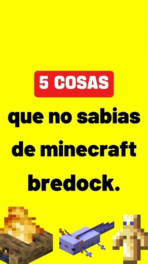5 cosas que no sabias de minecraft bredock #minecraft #mojang studios