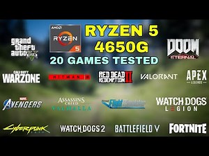 Ryzen 5 Pro 4650G (Vega 7) Gaming Test ! 2021