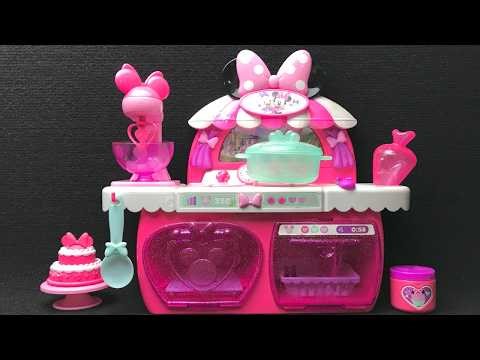 Disney Minnie Mouse Mini Kitchen Set Satisfying with Unboxing Compilation Toys ASMR #982