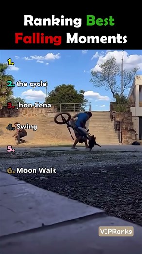 Top 6 FUNNIEST Falling Moments 😂🔥 | VIPRanks | #Shorts