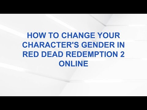 How to Change Your Character's Gender in Red Dead Redemption 2 Online