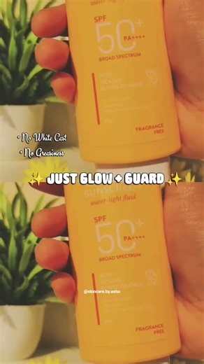 Dot and key vit c Sunscreen ☀️⛅ #skincare #trending #skincare #viral #dotandkey #glowingskin #shorts